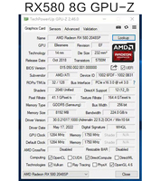 SHELI 51RISC karta graficzna RX580 8GB 256Bit 2048SP GDDR5 karty graficzne do kart serii RX 580 RX580 DisplayPort placa wideo 6